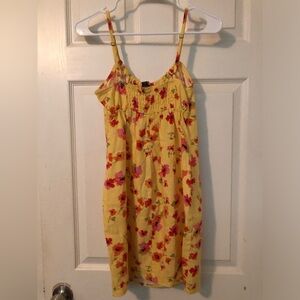 Wild Fable Brand New size XS yellow floral print mini dress